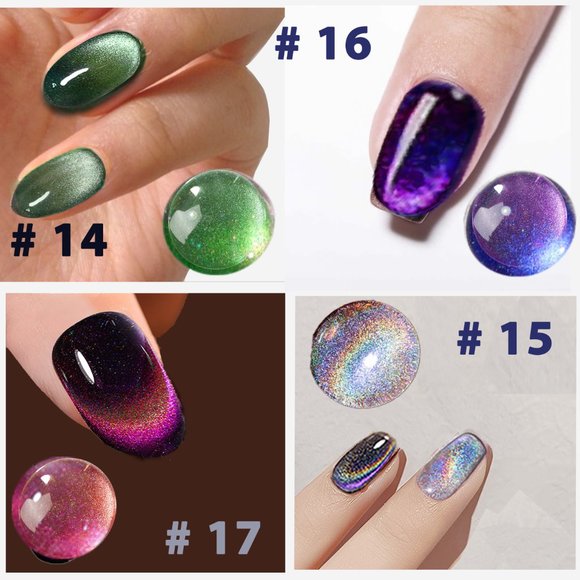 Free magnet / 1 5ml 2022 NEW Cat Eye Gel / Free shipping/ set / New color - Picture 7 of 8